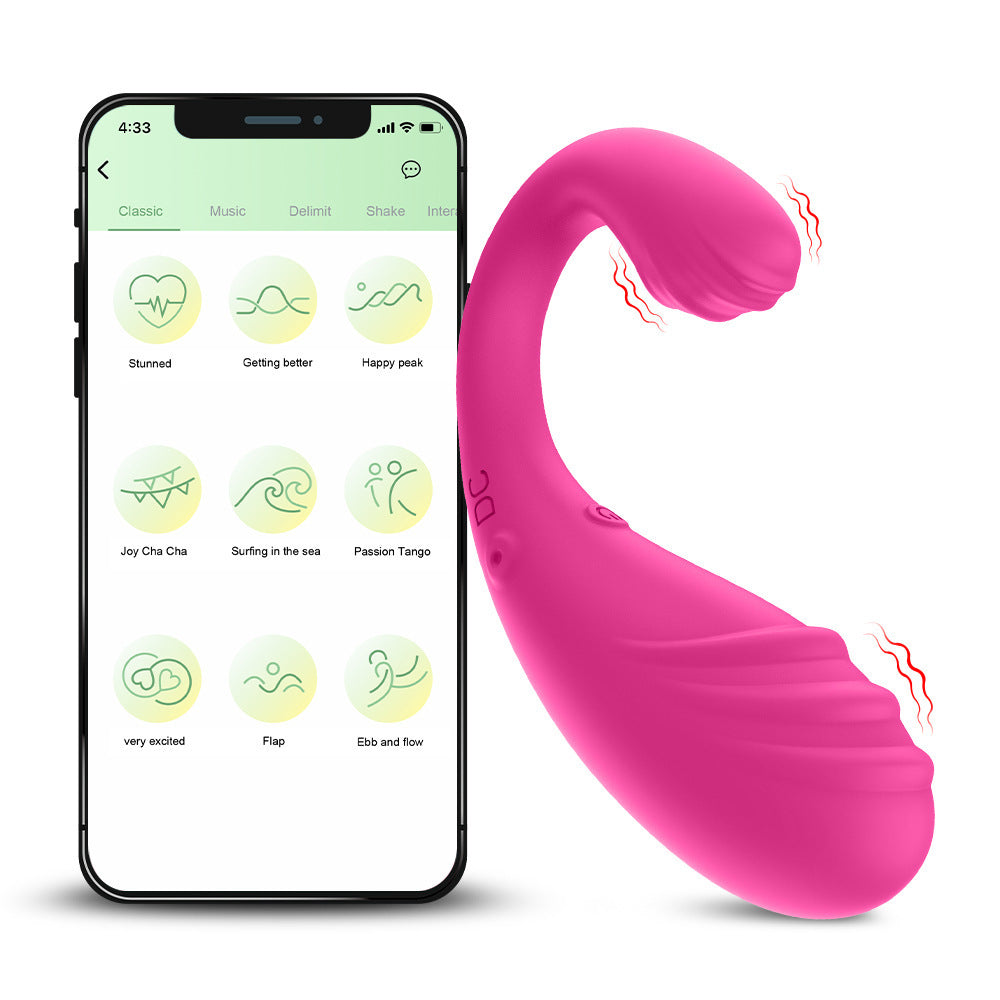 Application Control Double Shock Silicone Toy