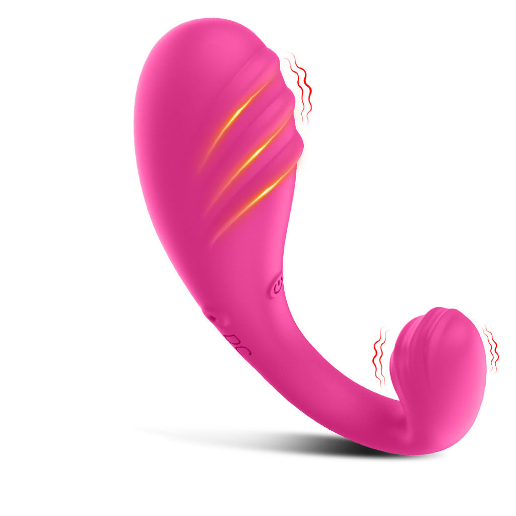 Application Control Double Shock Silicone Toy