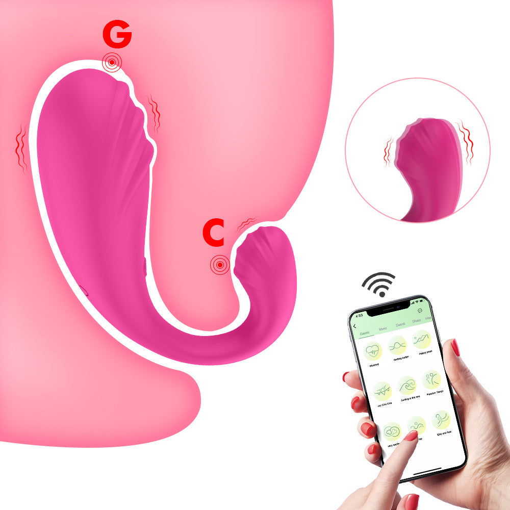 Application Control Double Shock Silicone Toy